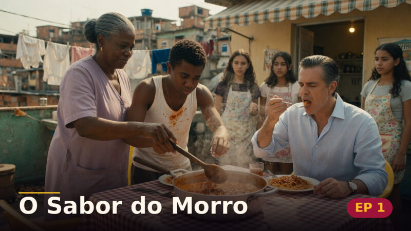 O Sabor do Morro — Capítulo 1: O cheiro que parou um italiano