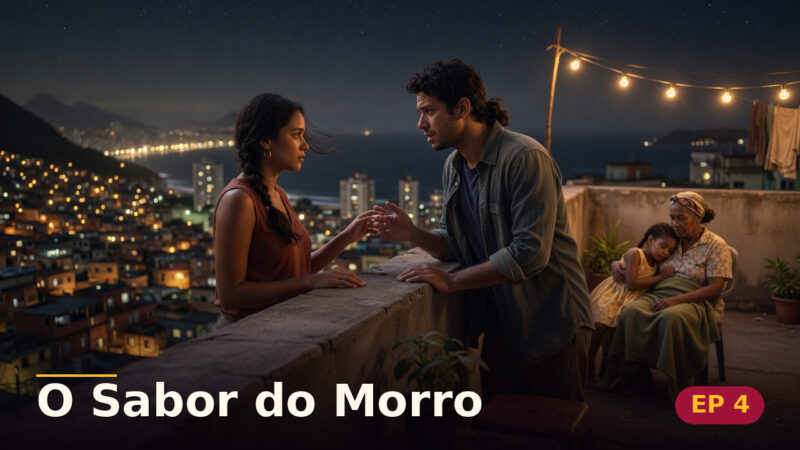 O Sabor do Morro — Capítulo 4: A noite em que ele quase falou