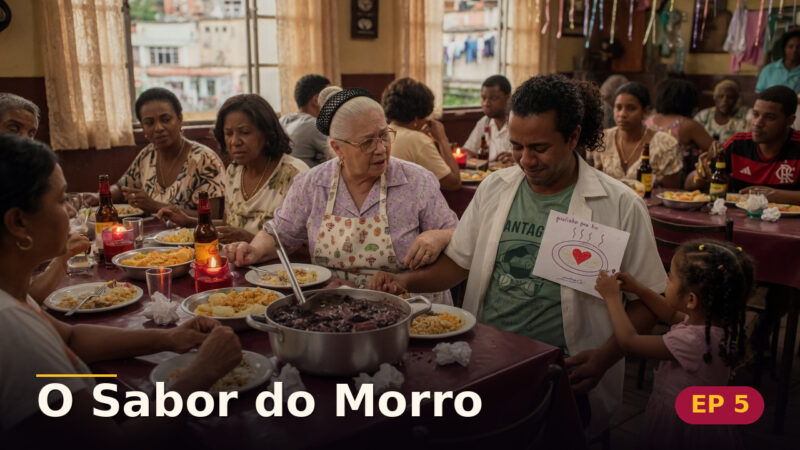 O Sabor do Morro — Capítulo 5: O desenho que ele guardou no bolso