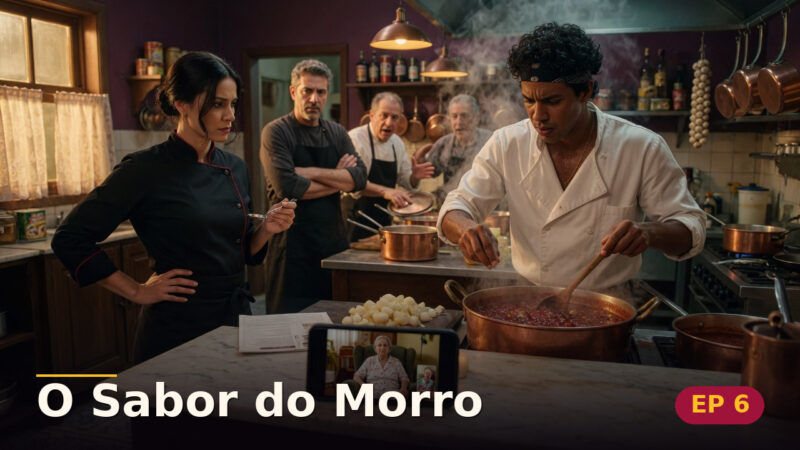 O Sabor do Morro — Capítulo 6: Três semanas que mudaram tudo
