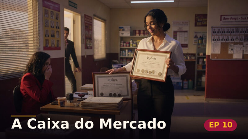 A Caixa do Mercado — Capítulo 10: Agora o caixa é dela — cena da novela
