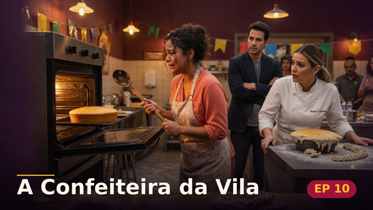 A Confeiteira da Vila — Capítulo 10: A colher da vitória — cena da novela