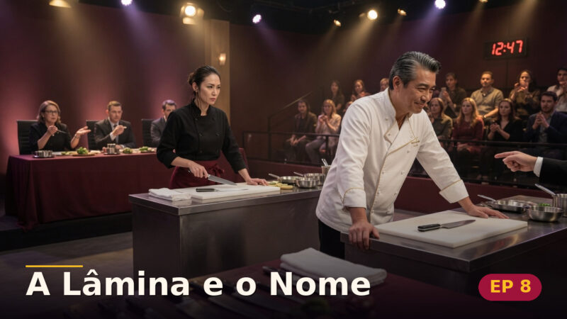 A Lâmina e o Nome — Capítulo 8: O homem por trás do jaleco — cena da novela