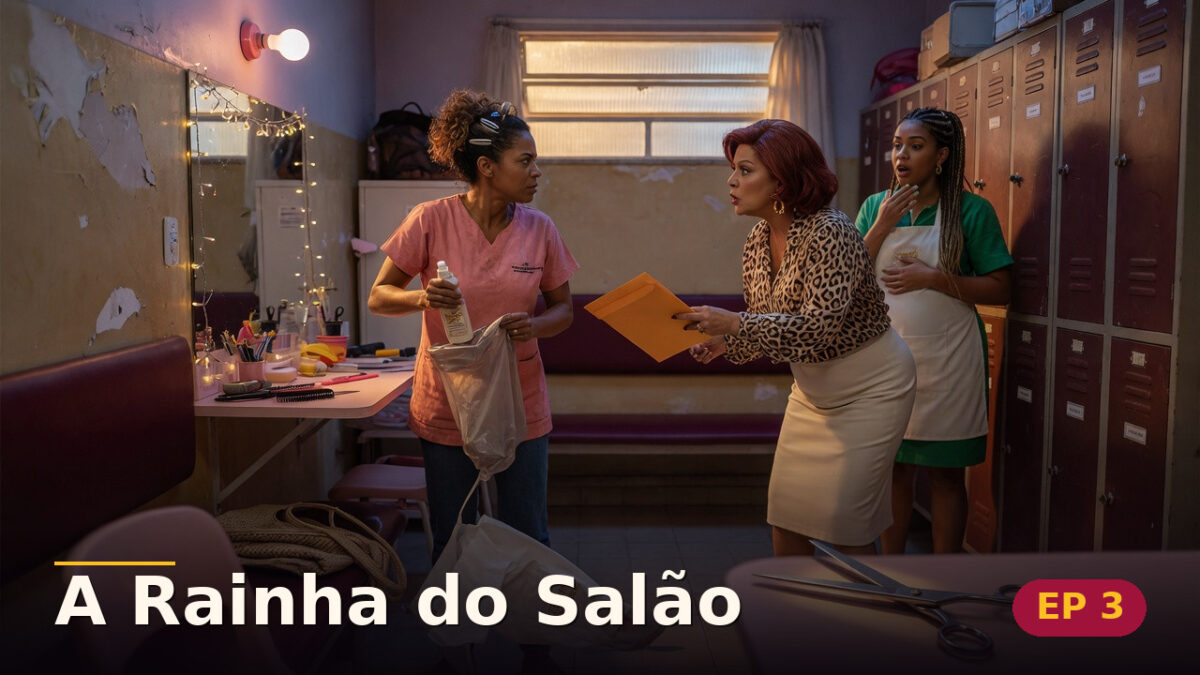 A Rainha do Salão — Capítulo 3: A demissão que abriu a porta — cena da novela