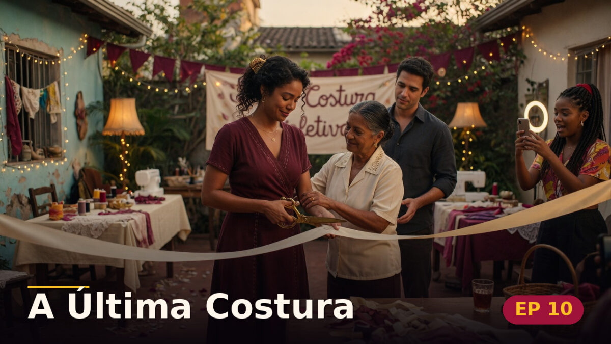 A Última Costura — Capítulo 10: Cada ponto tem alma — cena da novela