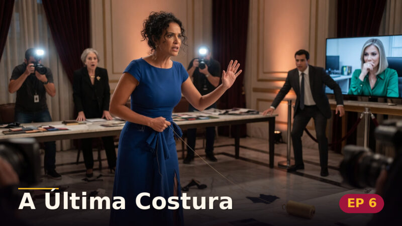 A Última Costura — Capítulo 6: A linha que foi trocada — cena da novela