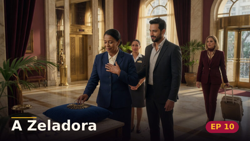 A Zeladora — Capítulo 10: A nova dona das chaves — cena da novela