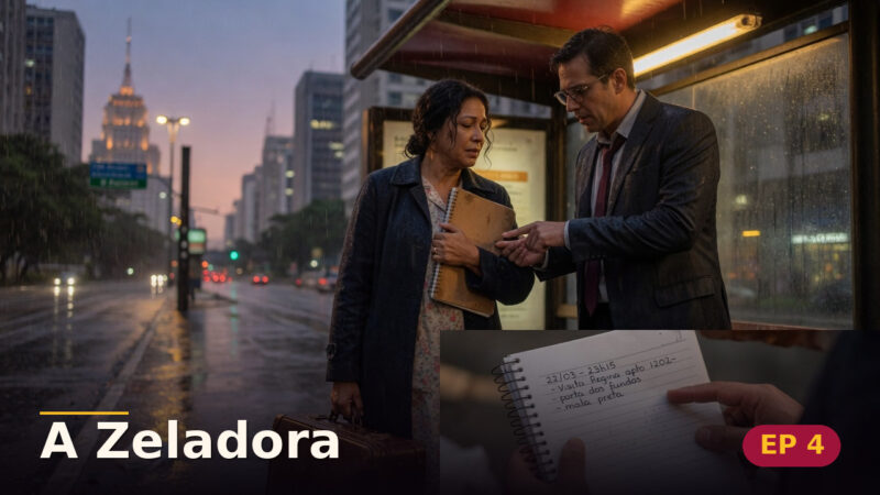 A Zeladora — Capítulo 4: O livro que ninguém leu — cena da novela