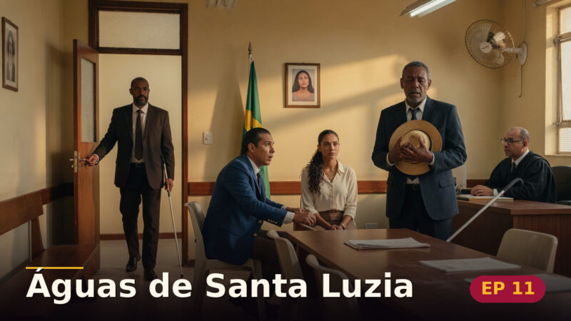 Águas de Santa Luzia — Capítulo 11: A resposta estava em cima da mesa — cena da novela