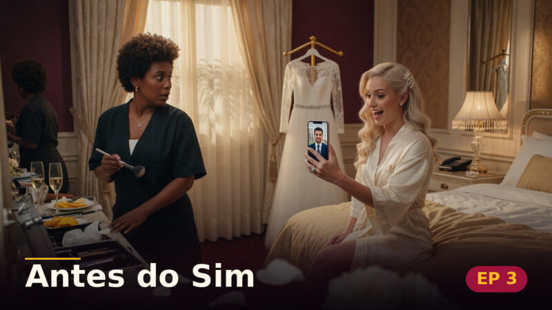 Antes do Sim — Capítulo 3: O rosto que ela não devia reconhecer — cena da novela
