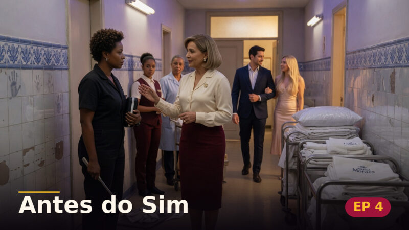 Antes do Sim — Capítulo 4: Entra pela porta de serviço, querida — cena da novela