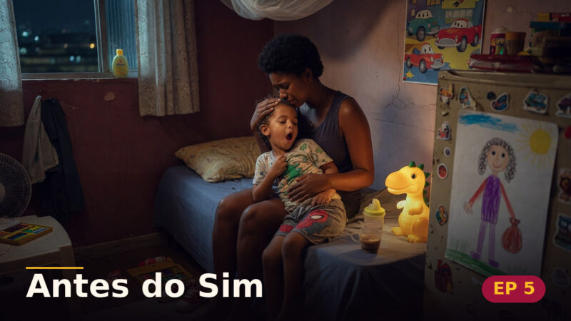 Antes do Sim — Capítulo 5: Mamãe, eu tenho pai? — cena da novela