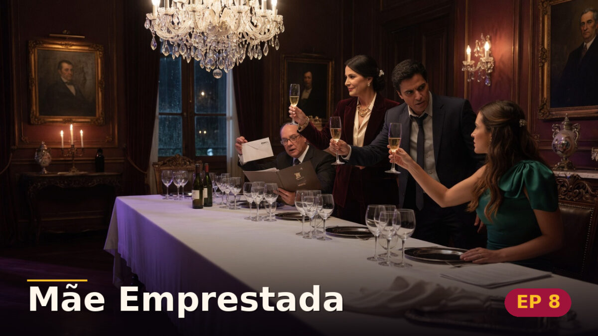Mãe Emprestada — Capítulo 8: A heranca que ninguem quer dividir — cena da novela