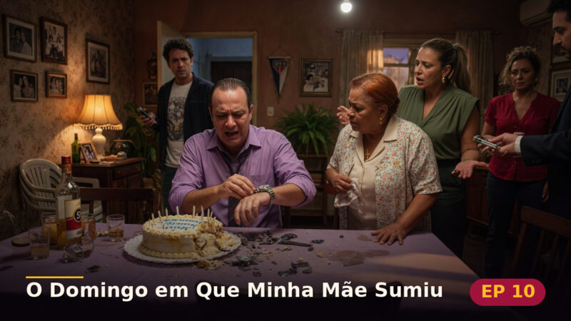 O Domingo em Que Minha Mãe Sumiu — Capítulo 10: A verdade servida à mesa — cena da novela