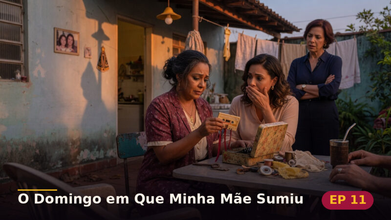 O Domingo em Que Minha Mãe Sumiu — Capítulo 11: A verdade sobre o passado — cena da novela