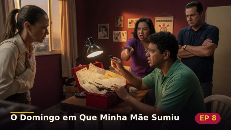 O Domingo em Que Minha Mãe Sumiu — Capítulo 8: O irmão que ninguém ouviu — cena da novela