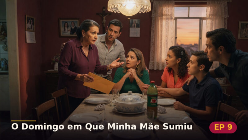 O Domingo em Que Minha Mãe Sumiu — Capítulo 9: O último almoço — cena da novela
