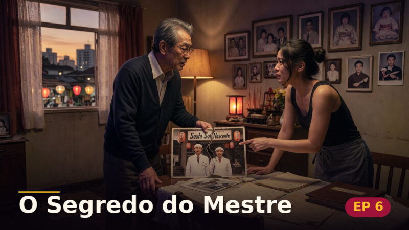 O Segredo do Mestre — Capítulo 6: O nome escondido no registro — cena da novela