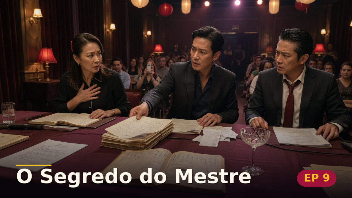 O Segredo do Mestre — Capítulo 9: A verdade servida a frio — cena da novela