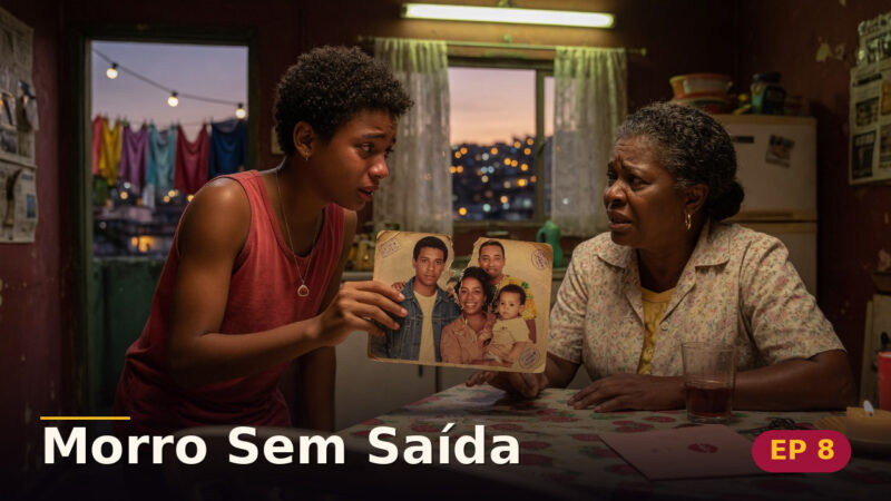 Morro Sem Saída — Capítulo 8: A foto que condena — cena da novela