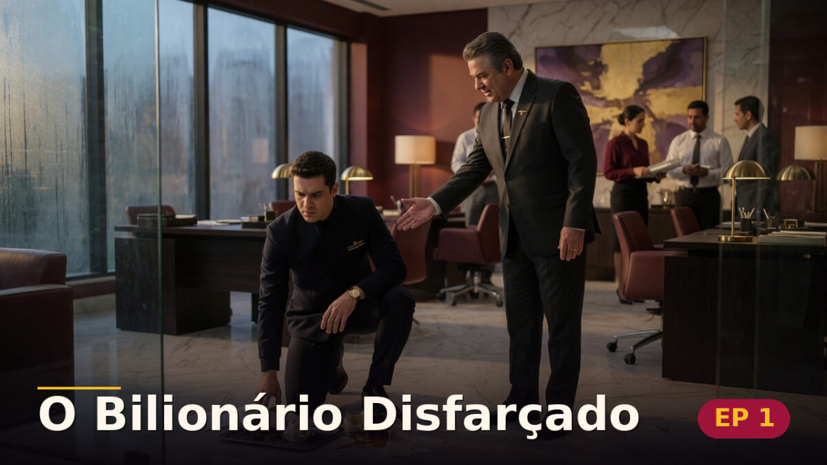 O Bilionário Disfarçado — Capítulo 1: O homem que ninguém reconheceu — cena da novela