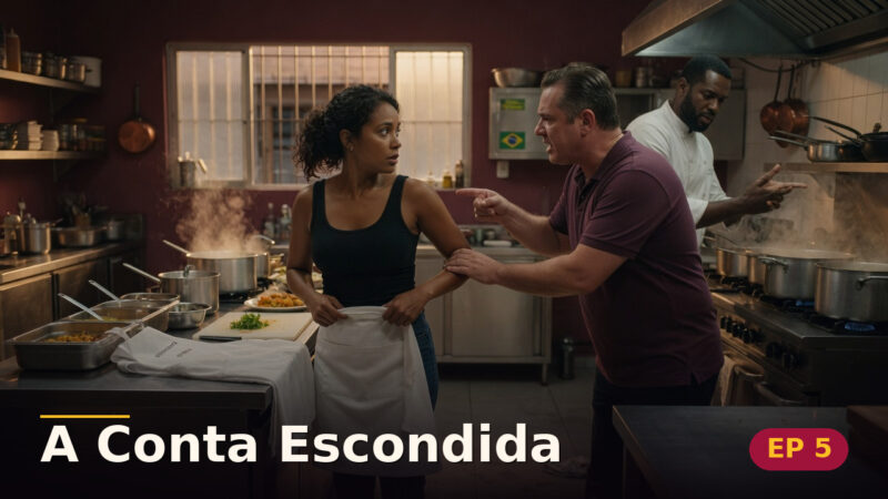 A Conta Escondida — Capítulo 5: A porta que ela fechou