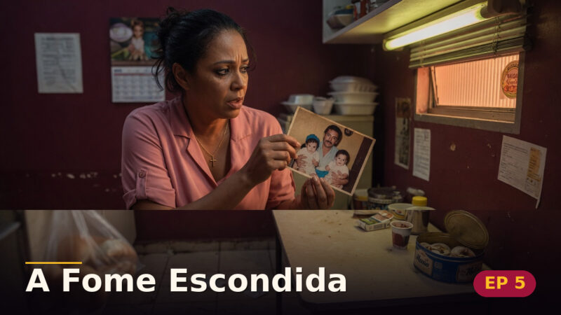 A Fome Escondida — Capítulo 5: A fotografia de Célia — cena da novela
