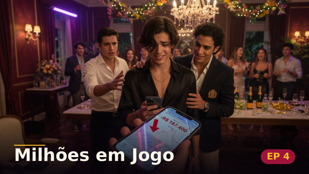 Milhões em Jogo — Capítulo 4: Amigos custam caro — cena da novela