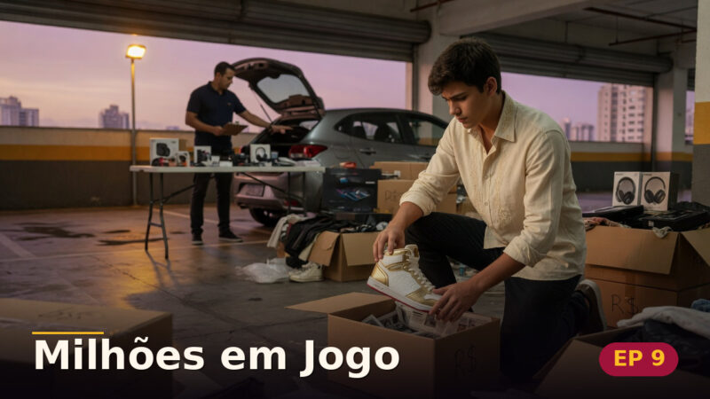 Milhões em Jogo — Capítulo 9: Quando o jogo muda — cena da novela