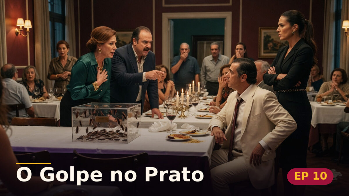 O Golpe no Prato — Capítulo 10: Quando o silêncio acaba — cena da novela