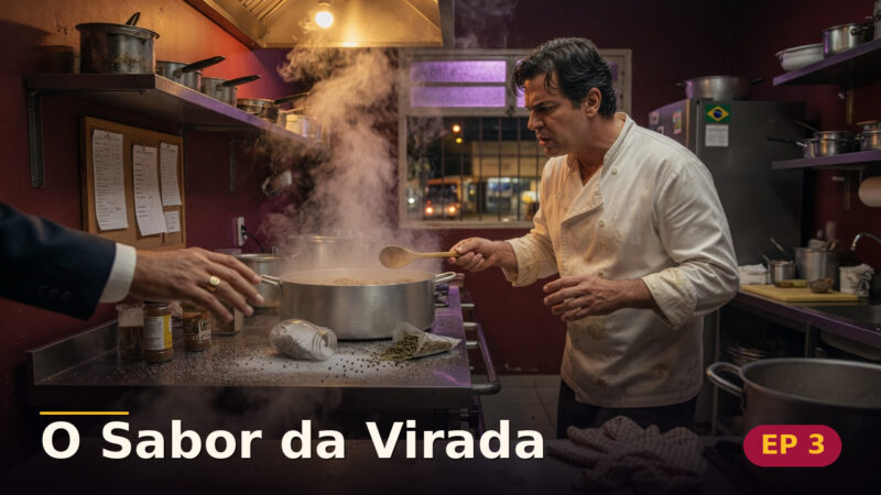 O Sabor da Virada — Capítulo 3: Sal demais no prato